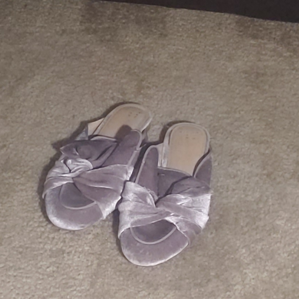 Purple mules from Target